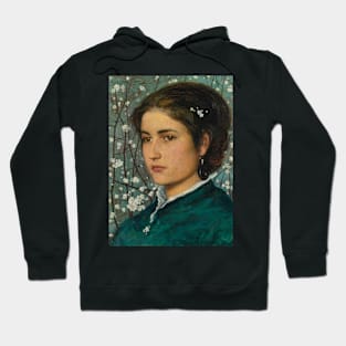 A Young Beauty by Edward Robert Hughes Hoodie